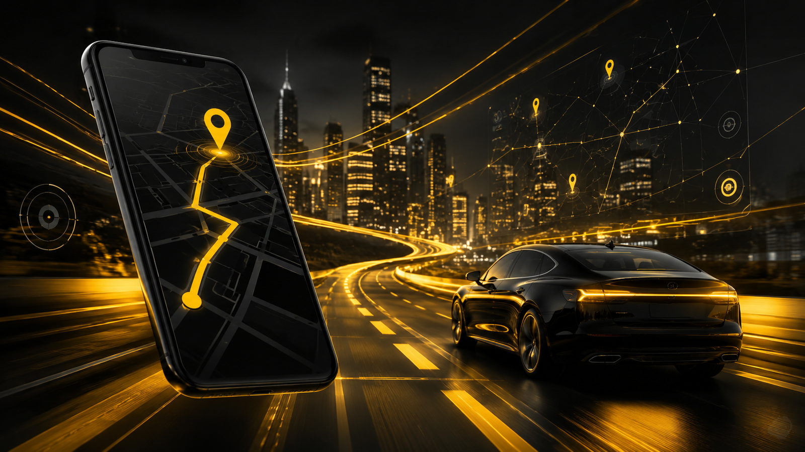 Route and app technology concept